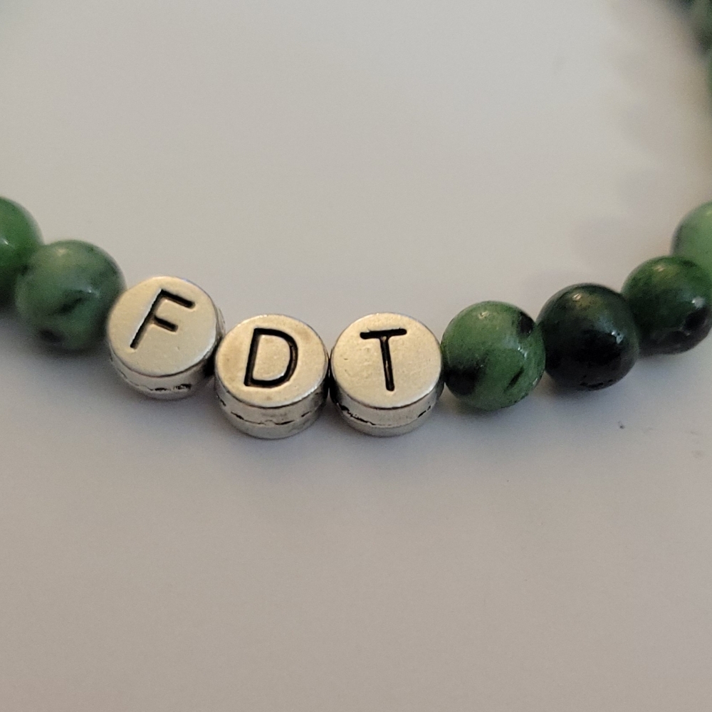 Ruby In Zoisite Good Trouble Bracelet - Picture 3 of 4